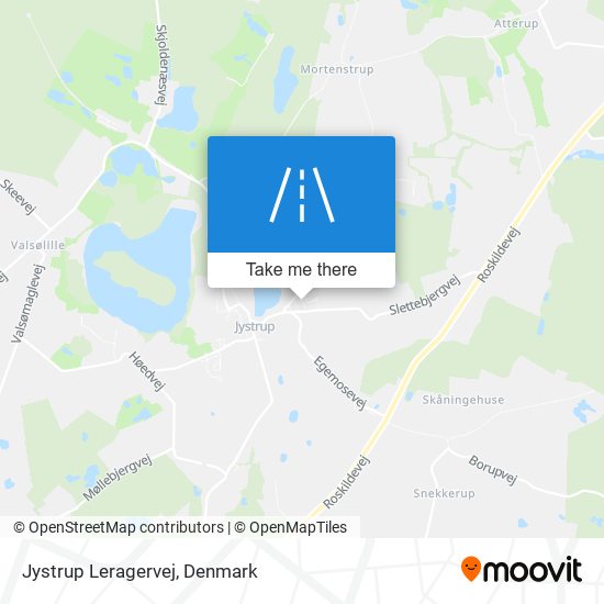 Jystrup Leragervej map