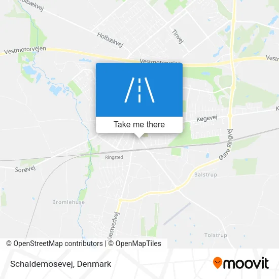 Schaldemosevej map