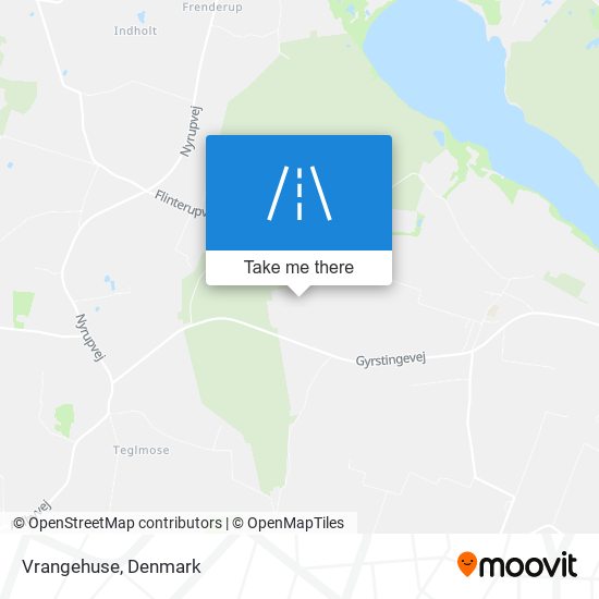 Vrangehuse map