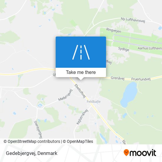 Gedebjergvej map