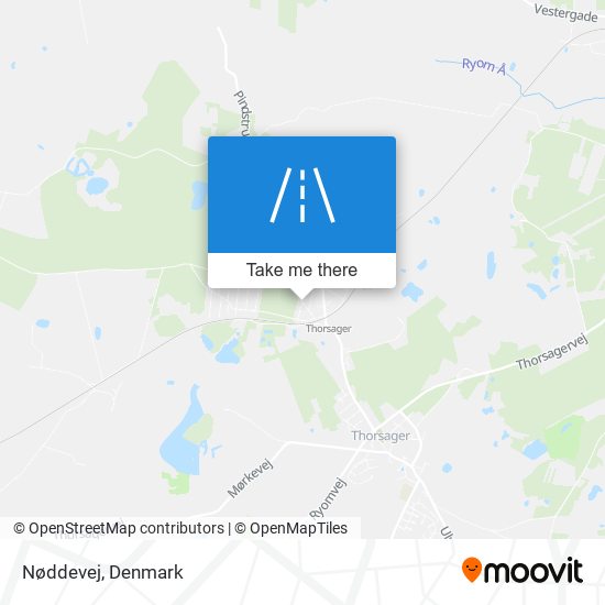 Nøddevej map