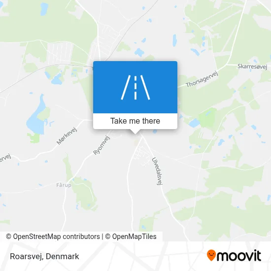 Roarsvej map