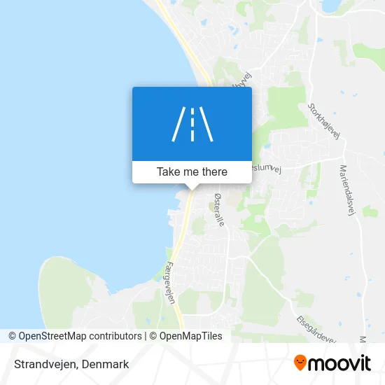 Strandvejen map