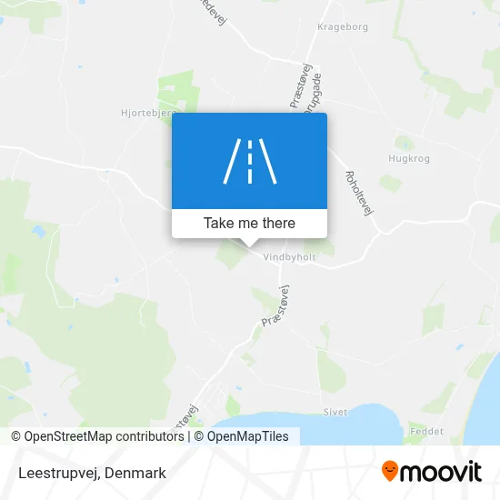 Leestrupvej map