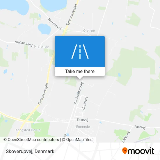 Skoverupvej map