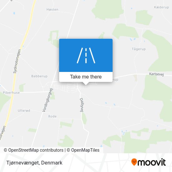 Tjørnevænget map