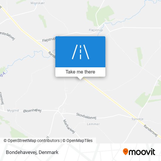 Bondehavevej map