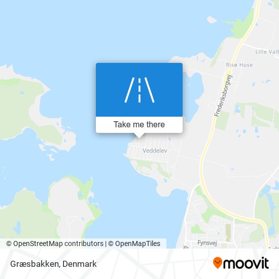 Græsbakken map