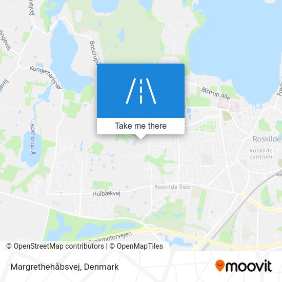 Margrethehåbsvej map