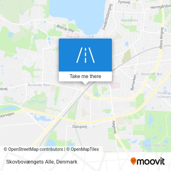 Skovbovængets Alle map