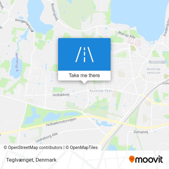 Teglvænget map