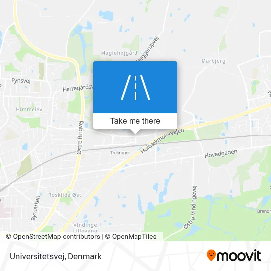 Universitetsvej map