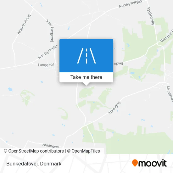 Bunkedalsvej map