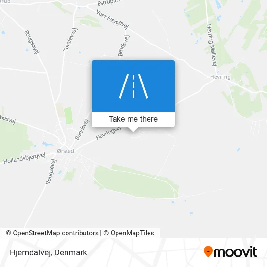 Hjemdalvej map