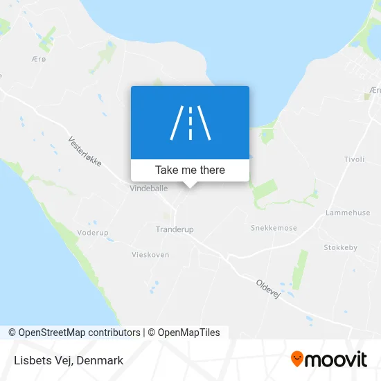 Lisbets Vej map