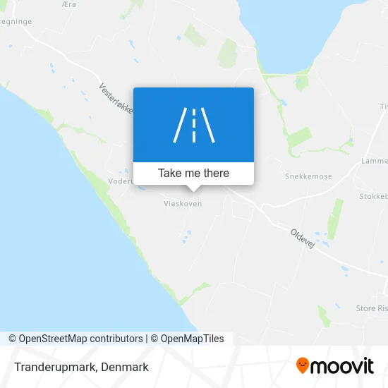 Tranderupmark map