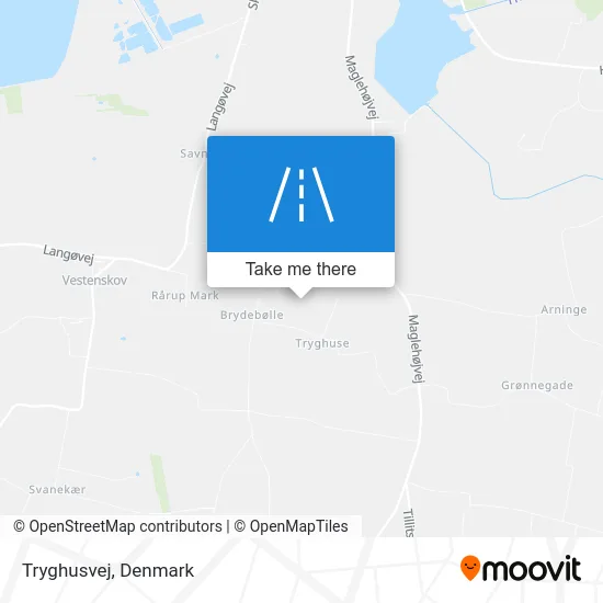 Tryghusvej map