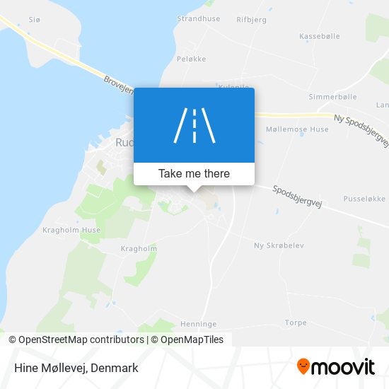 Hine Møllevej map