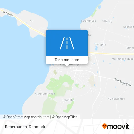 Reberbanen map