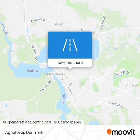 Agnetevej map