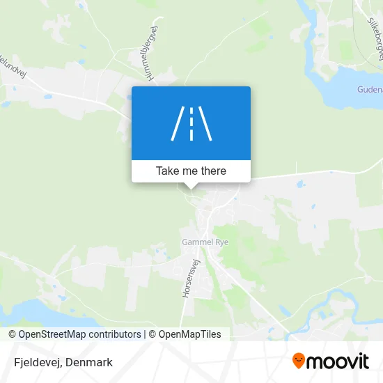 Fjeldevej map