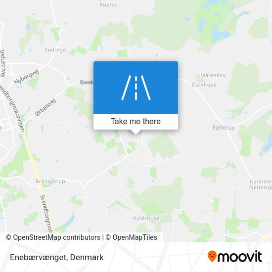 Enebærvænget map