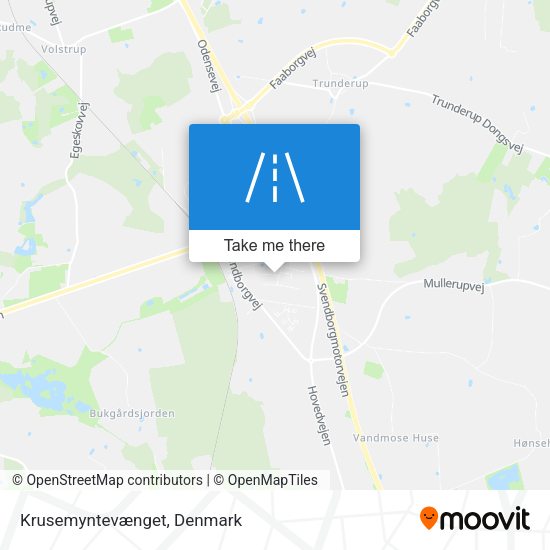 Krusemyntevænget map