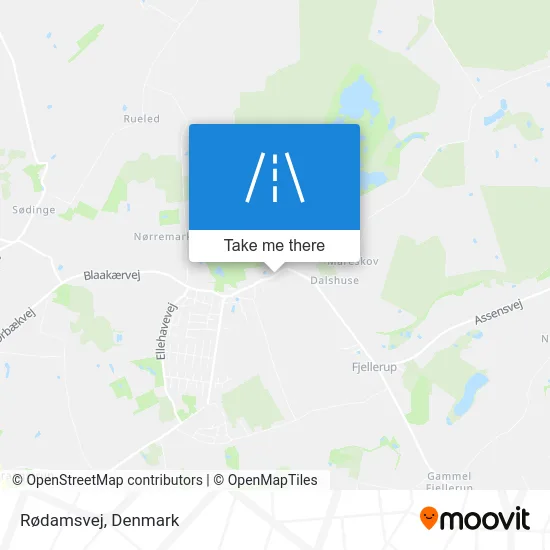 Rødamsvej map