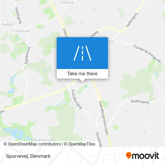Spurvevej map