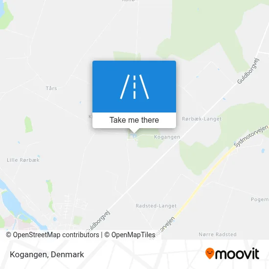 Kogangen map