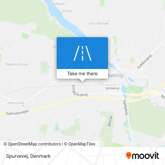 Spurvevej map