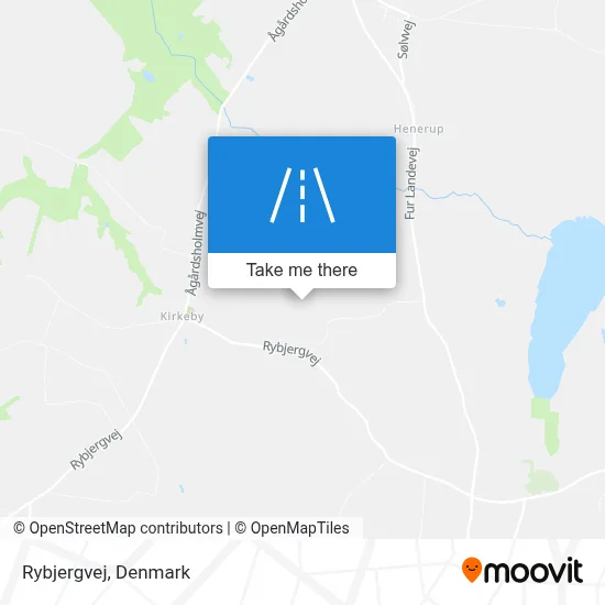 Rybjergvej map