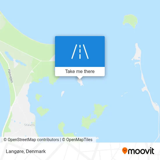Langøre map