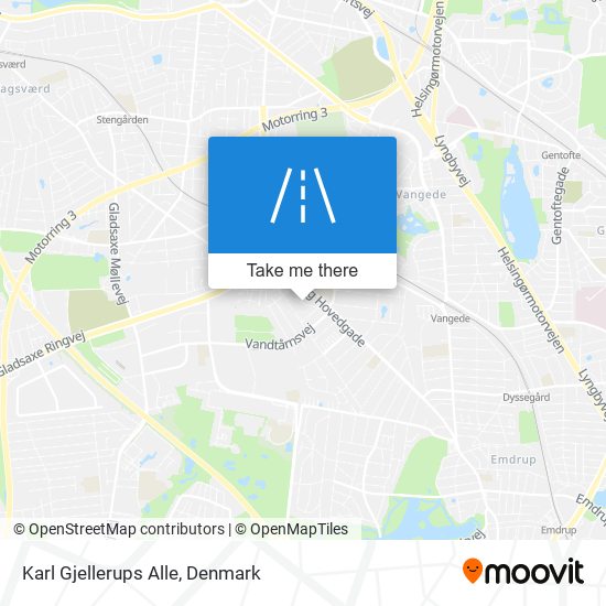 Karl Gjellerups Alle map