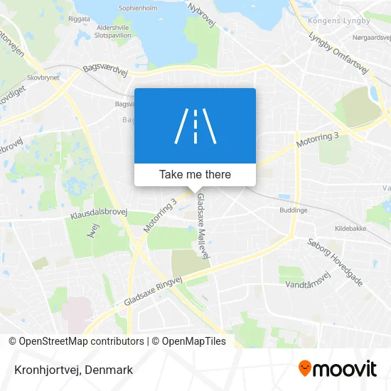 Kronhjortvej map