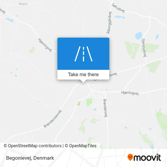 Begonievej map