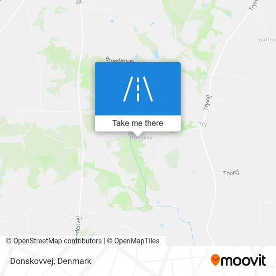 Donskovvej map