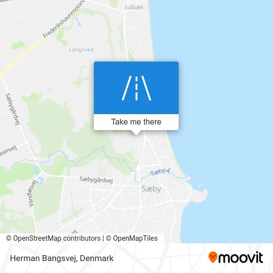Herman Bangsvej map