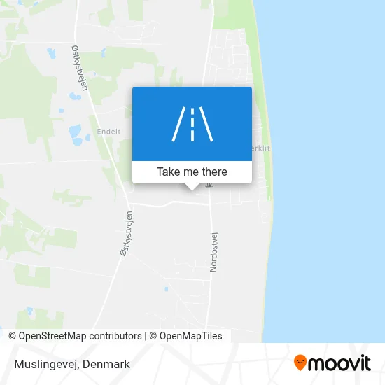 Muslingevej map