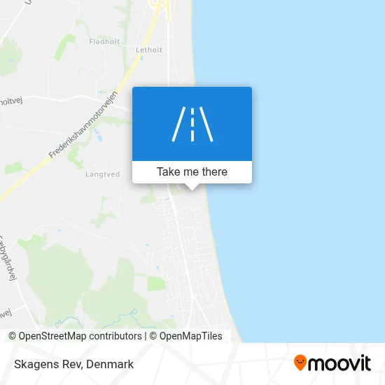 Skagens Rev map