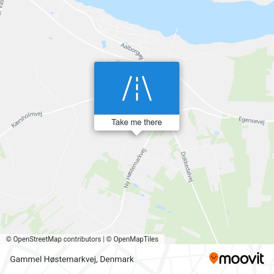 Gammel Høstemarkvej map