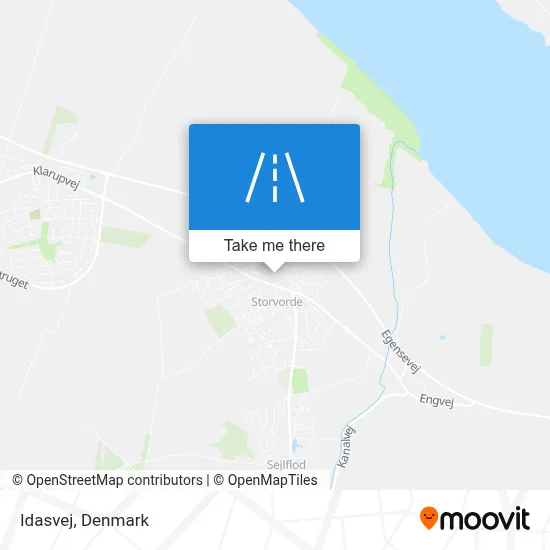 Idasvej map