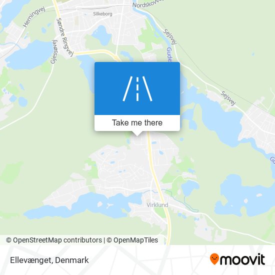 Ellevænget map