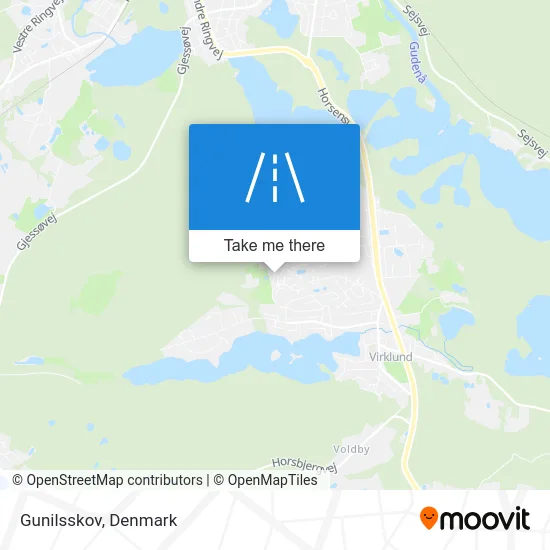 Gunilsskov map