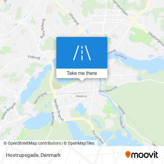 Hostrupsgade map