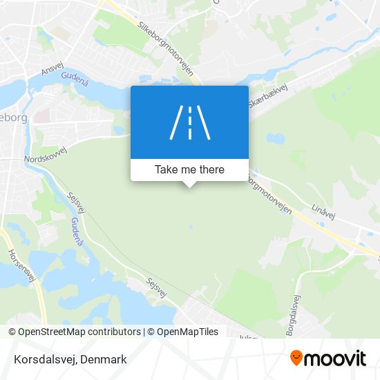 Korsdalsvej map