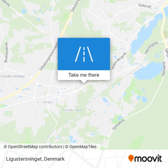 Ligustersvinget map