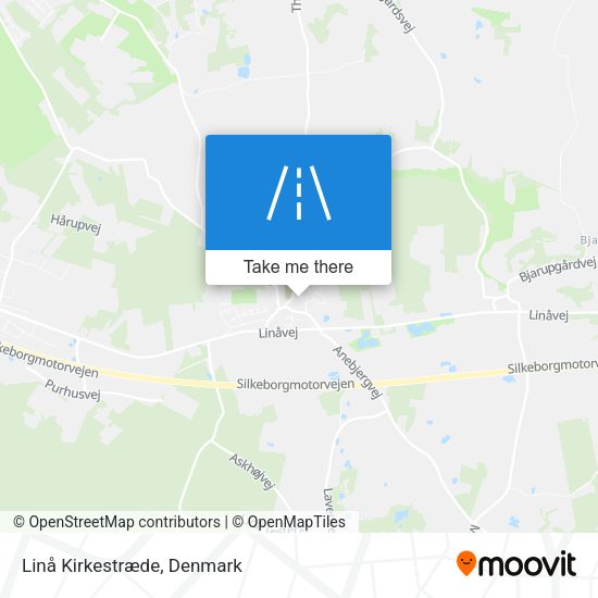 Linå Kirkestræde map