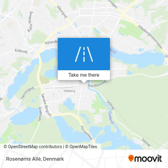 Rosenørns Allé map