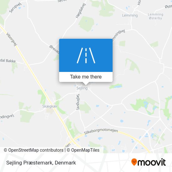 Sejling Præstemark map
